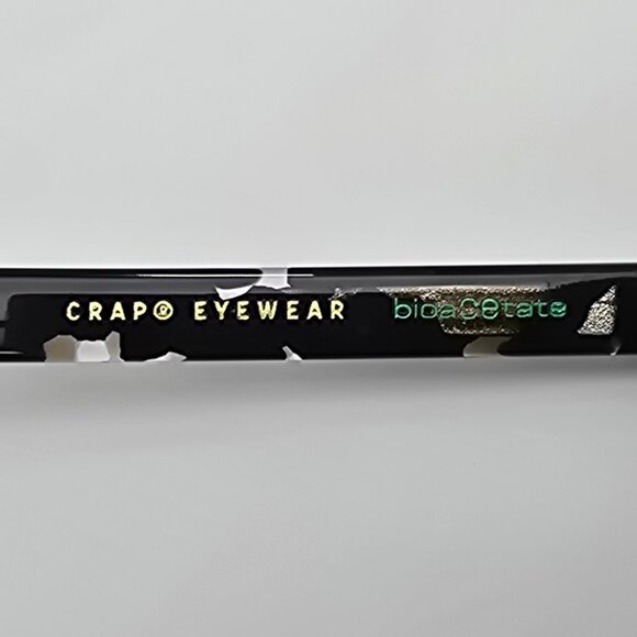 *SOLD*Crap Eyewear The Heavy Tropix Black Tortoise Frame Polarized Grey Sunglass - Picture 12 of 16